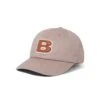 B Logo 6 Panel Cap, Khaki -Clothing General Store BLogo6PanelKhaki1