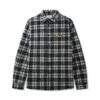 Caterpillar Flannel Shirt, Navy / Forest