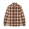 Cherry Flannel Shirt, Chestnut 2 Cherry Flannel Shirt, Chestnut -Clothing General Store CherryLSPlaidShirtChestnut1