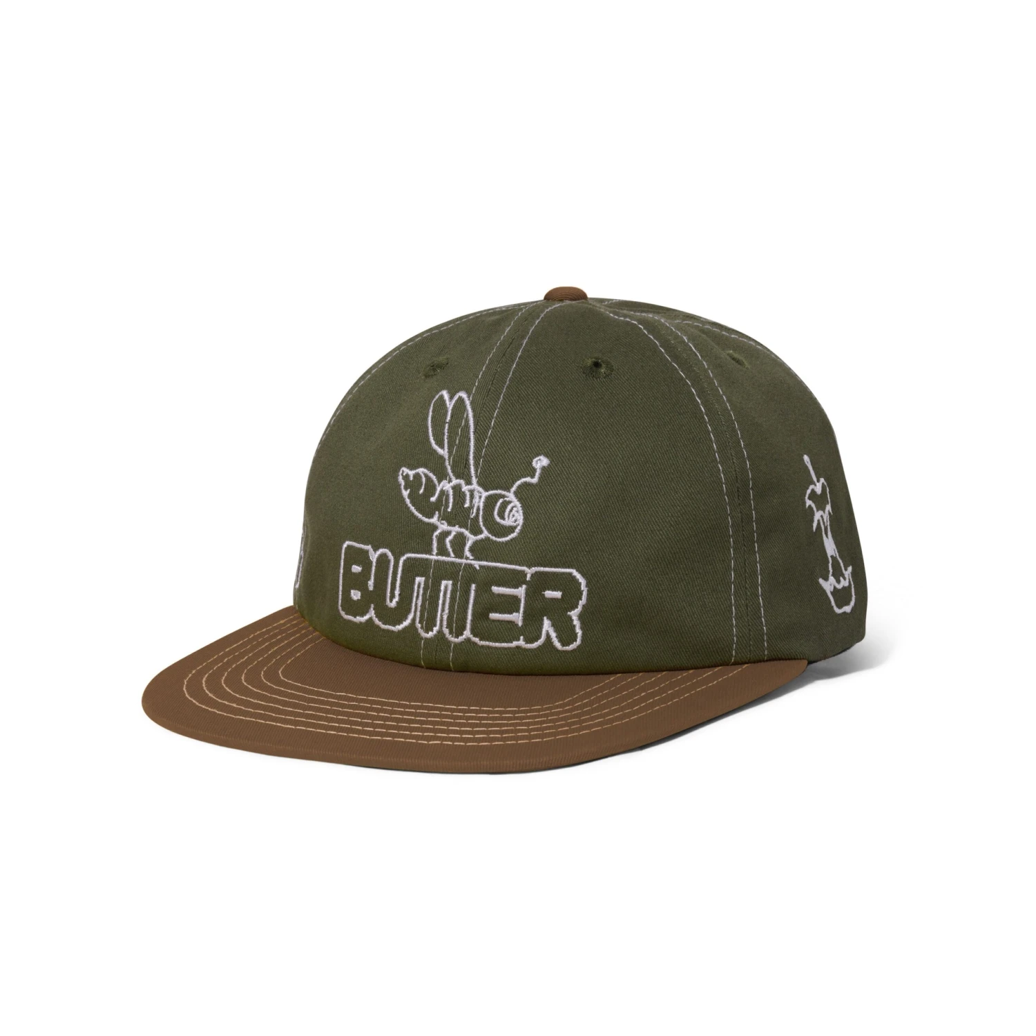 Critter 6 Panel Cap, Army / Brown 3 Critter 6 Panel Cap, Army / Brown