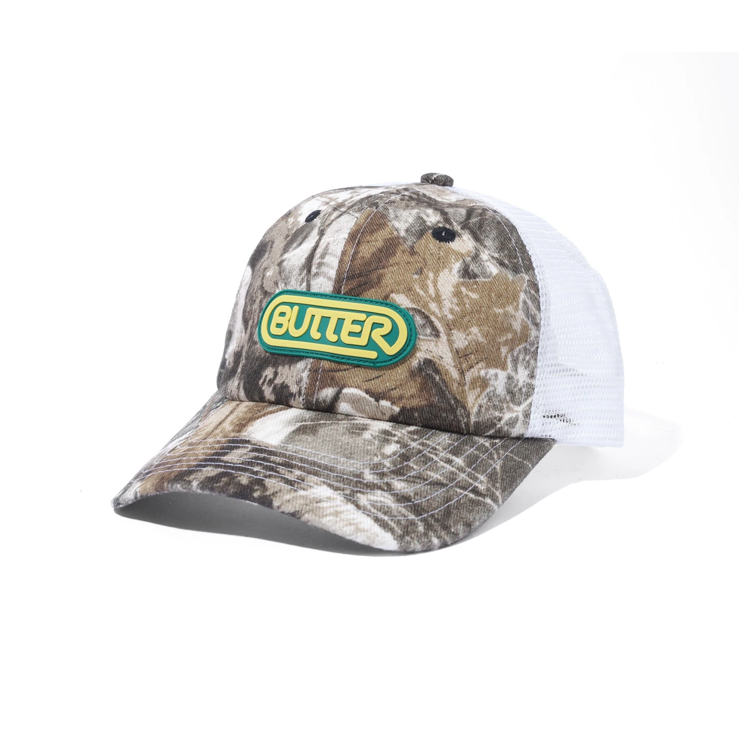Denim Trucker Cap, Forest Camo 3 Denim Trucker Cap, Forest Camo