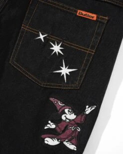 Fantasia Baggy Denim Jeans, Washed Black -Clothing General Store FantasiaBaggyDenimJeansWashedBlack3 816f6099 2622 4764 b438 bc18e091f557