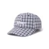 Gingham 6 Panel Cap, Pale Blue / Midnight -Clothing General Store Gingham6PanelCapPaleBlue Midnight