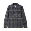 Grove Plaid Overshirt, Grey / Navy / Forest -Clothing General Store GrovePlaidOvershirtGrey Navy Forest1