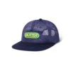 Mesh Shallow Snapback Cap, Indigo -Clothing General Store MeshShallowSnapbackNavy1