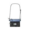 Paneled Ripstop Side Bag, Light Blue / Black -Clothing General Store PanelledRipstopSideBagcopy