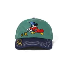 Sorcerer 6 Panel Cap, Sage / Navy -Clothing General Store Sorcerer6PanelCapSage Navy2