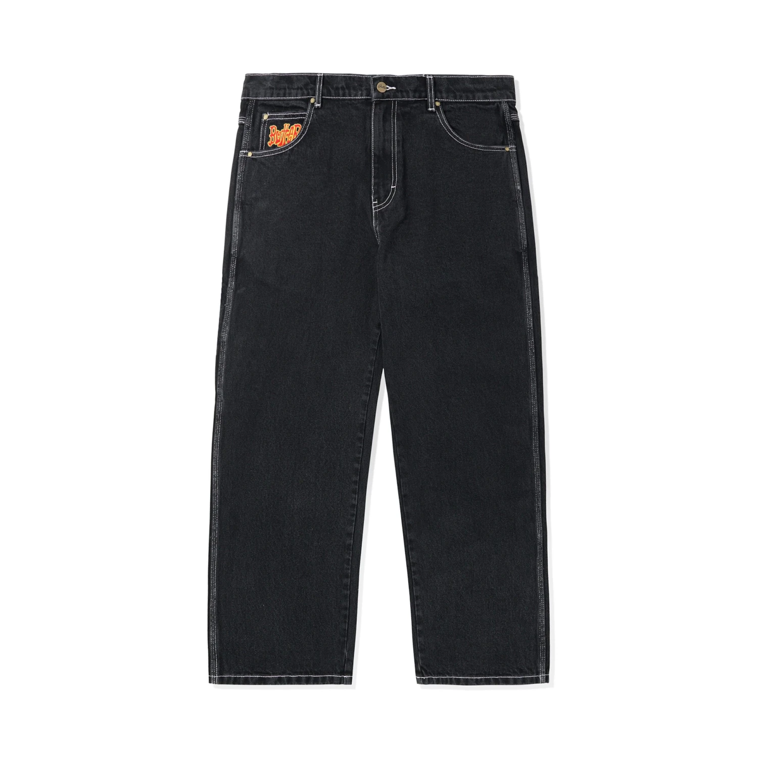 Tour Denim Jeans, Flat Black 3 Tour Denim Jeans, Flat Black