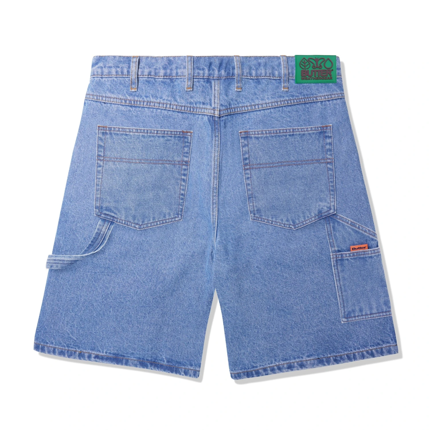 Weathergear Heavy Weight Denim Shorts, Washed Indigo 4 Weathergear Heavy Weight Denim Shorts, Washed Indigo - Image 2