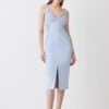 Karen Millen Embellished Stretch Woven Midi Dress
