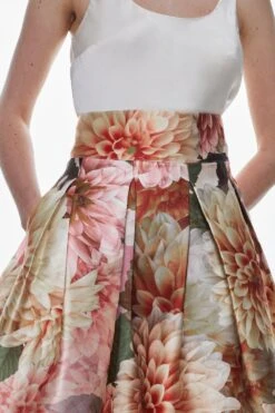 Karen Millen Garden Floral Prom Maxi Skirt -Clothing General Store garden floral prom maxi skirt 4
