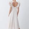 Karen Millen Lydia Millen Petite Taffeta Ruffle Woven Maxi Dress -Clothing General Store ivory lydia millen petite taffeta ruffle woven maxi dress