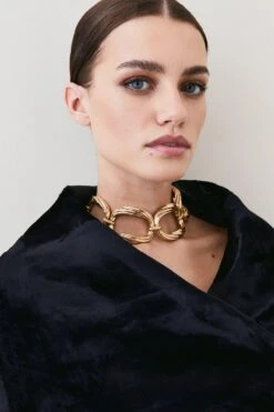 Karen Millen Petite Signature Ponyskin Belted Wrap Coat 9 Karen Millen Petite Signature Ponyskin Belted Wrap Coat -Clothing General Store navy petite signature ponyskin belted wrap coat 2